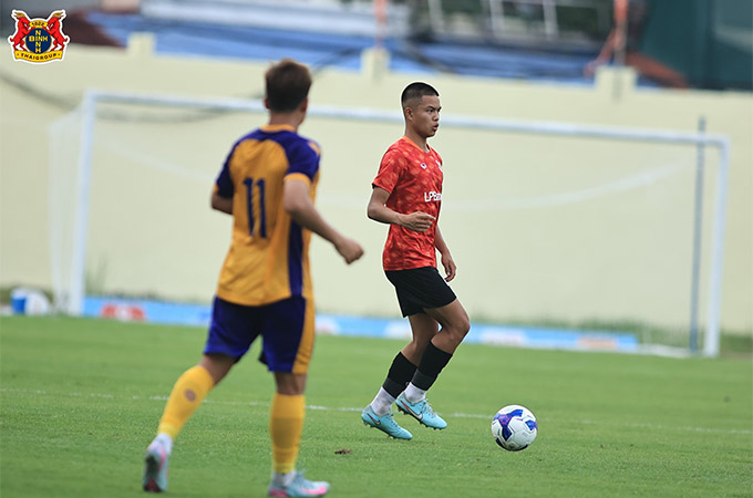 Trần Thành Trung nhiều khả năng sẽ được triệu tập lên U23 Việt Nam tham dự các giải đấu sắp tới - Ảnh: NBFC