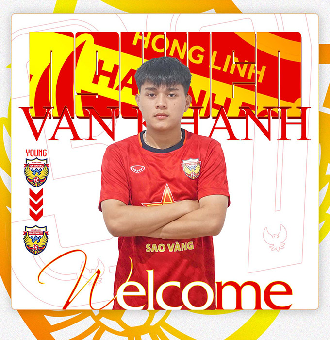 Cầu thủ trẻ 17 tuổi Nguyễn Văn Khánh được Hà Tĩnh đăng ký vào danh sách dự V.League 2025/26 