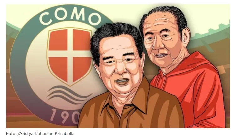 Tranh vẽ 2 tỷ phú Indonesia: Robert Budi và Michael Hartono