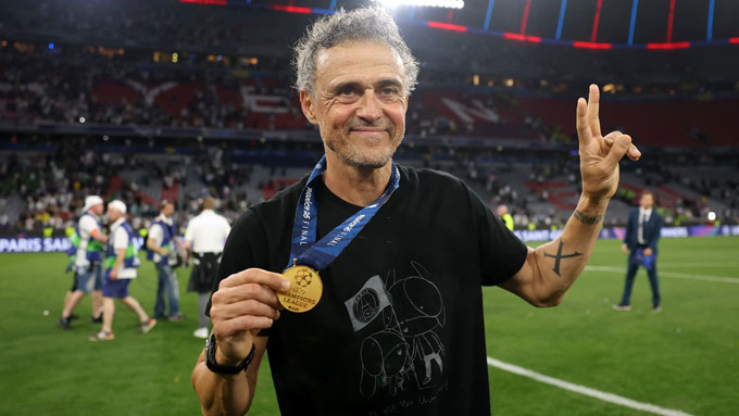 Luis Enrique đã giành được vinh quang với PSG
