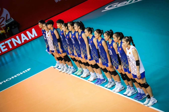 Tuyển bóng chuyền nữ U21 Việt Nam mất vé tham dự vòng 16 đội - Ảnh: VOLLEYBALL WORLD