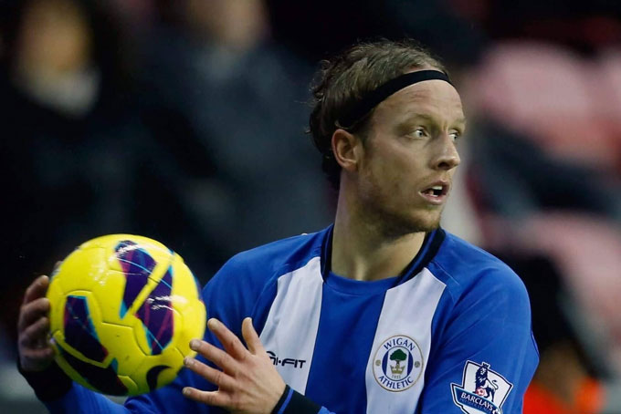Ronnie Stam khi còn thi đấu cho Wigan