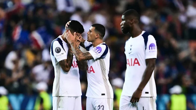 Tottenham thất bại dù đã dẫn PSG 2 bàn