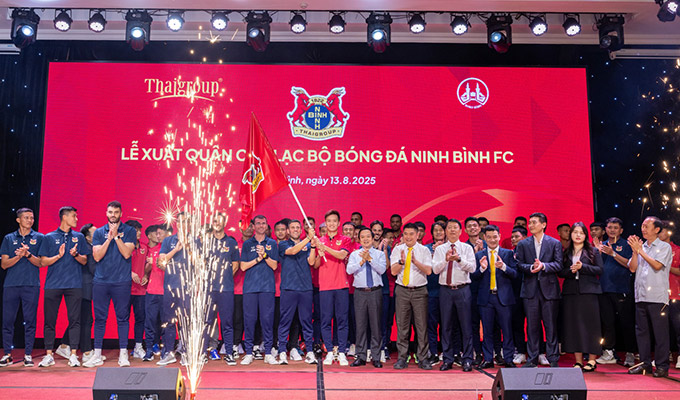 Ninh Bình đặt mục tiêu vào Top 3 V.League 2025/26 