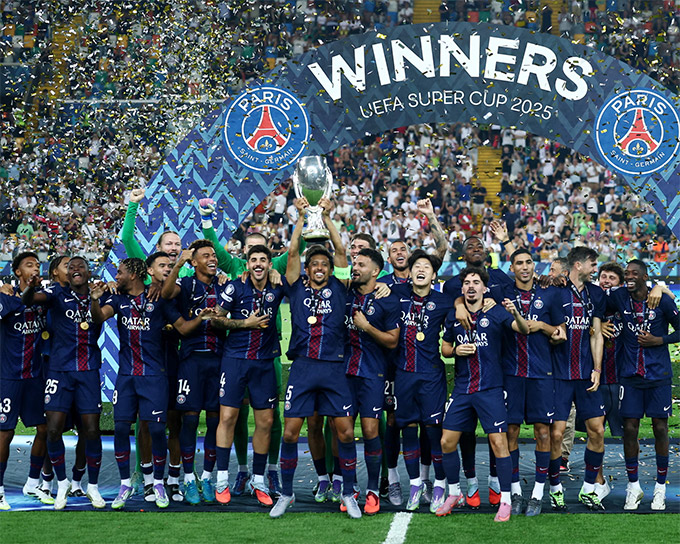 PSG đã có cú lội ngược dòng ngoạn mục để đoạt Siêu cúp châu Âu