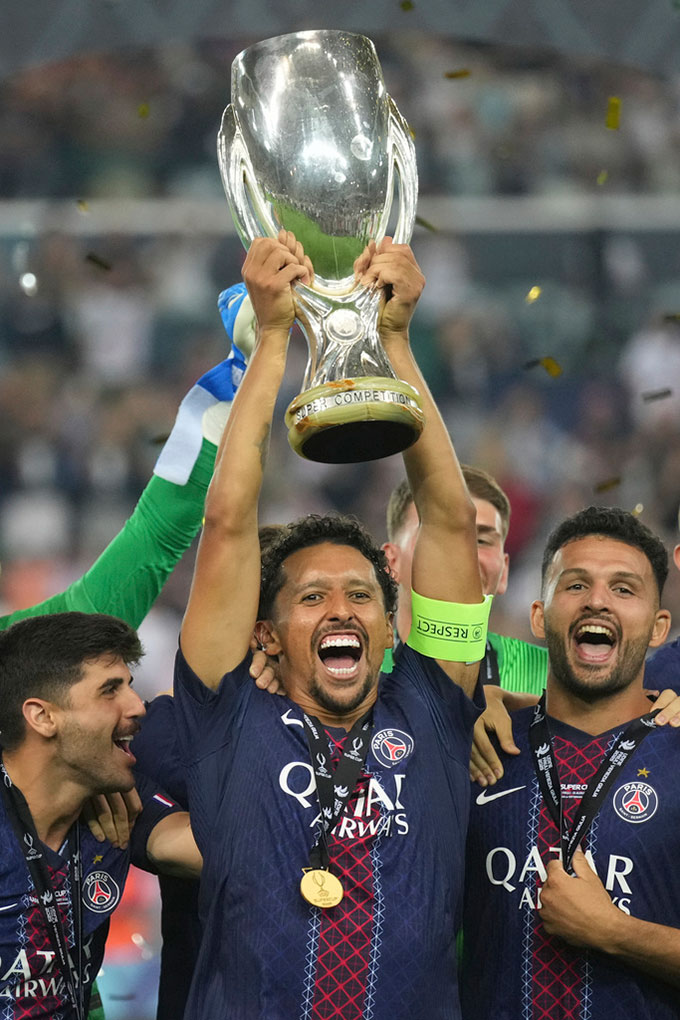 Đội trưởng Marquinhos lại có thêm 1 danh hiệu