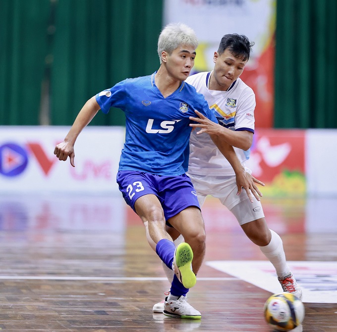 Nguyễn Minh Trí trở lại tại giải futsal cúp QG sau một thời gian dài chấn thương.Ảnh: Quốc An