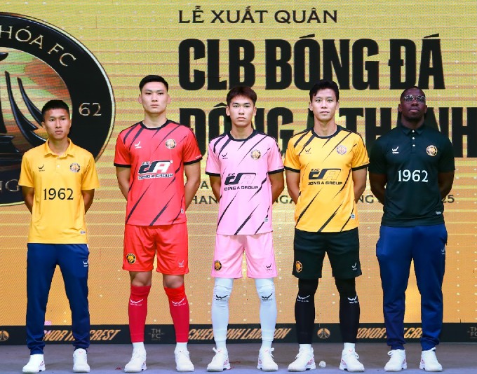 Cận cảnh bộ trang phục thi đấu vô cùng ấn tượng của CLB Thanh Hoá ở mùa giải 2025/26