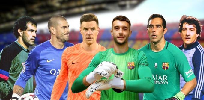 Joan Garcia sánh vai các huyền thoại của Barca