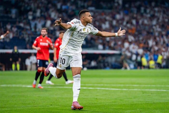 Mbappe ghi bàn duy nhất mang về chiến thắng cho Real Madrid