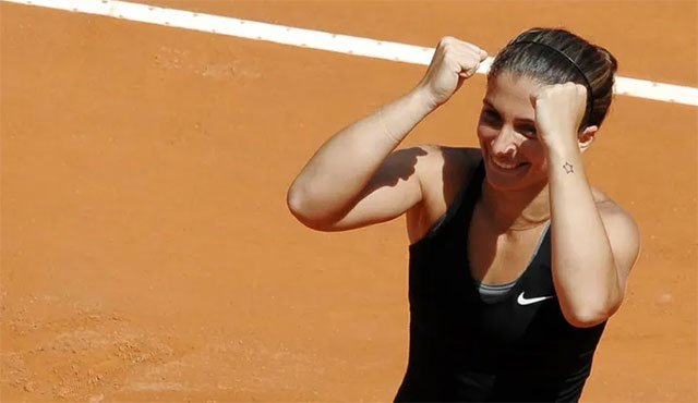 Niềm vui chiến thắng của Sara Errani 
