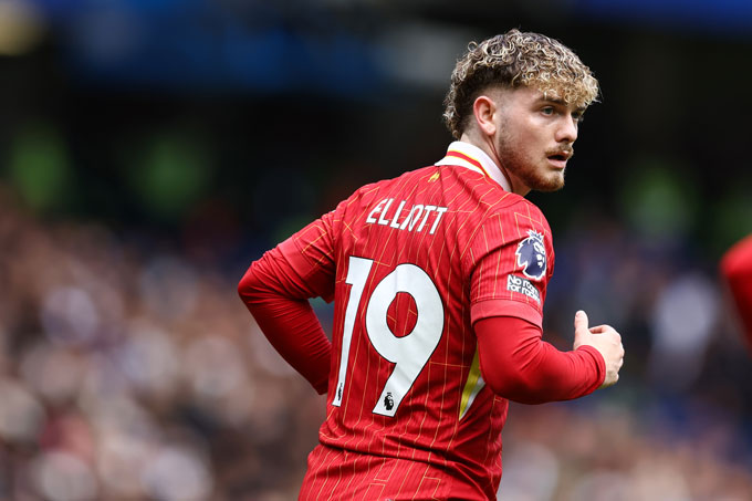 Elliott không được trọng dụng tại Liverpool