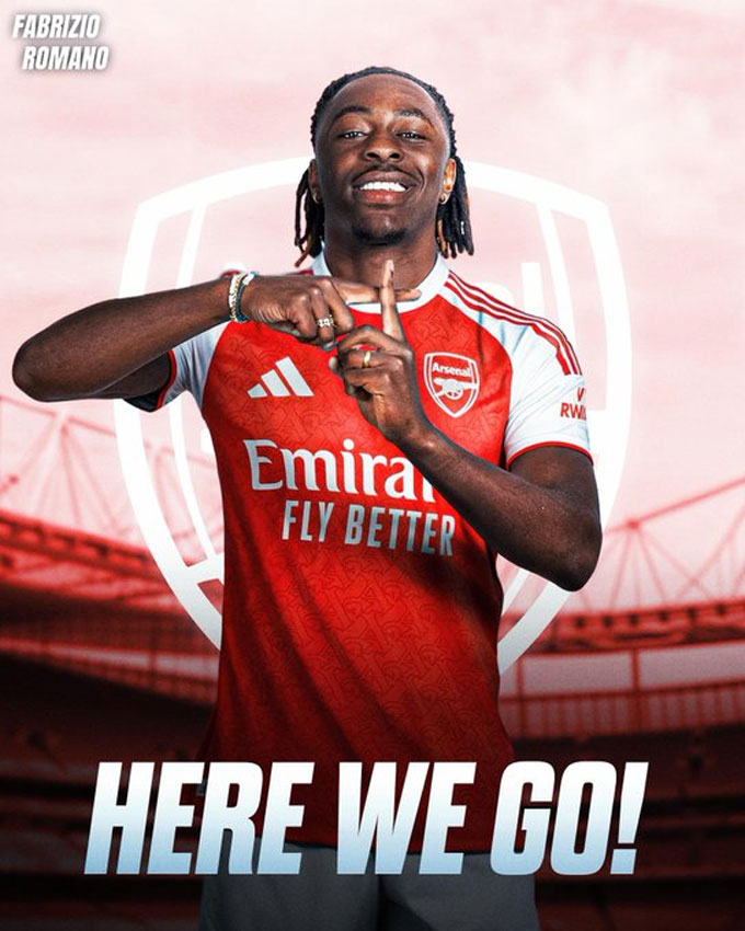 Romano xác nhận Arsenal đã đạt thỏa thuận chiêu mộ Eze