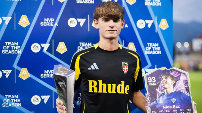 Nico Paz được MU theo sát