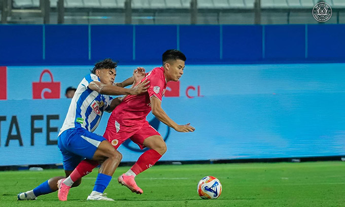 CLB Công an Hà Nội có thiên thời địa lợi nhân hoà khi đấu Pathum United - Ảnh: Công an Hà Nội FC 