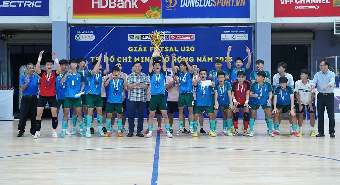 Thái Sơn Nam TP.HCM ngược dòng để vô địch Ảnh: CTV 