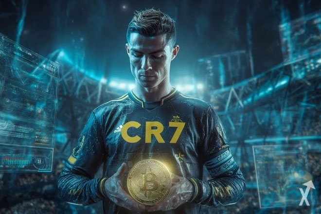 Cristiano Ronaldo bị giả mạo trên thị trường tiền ảo