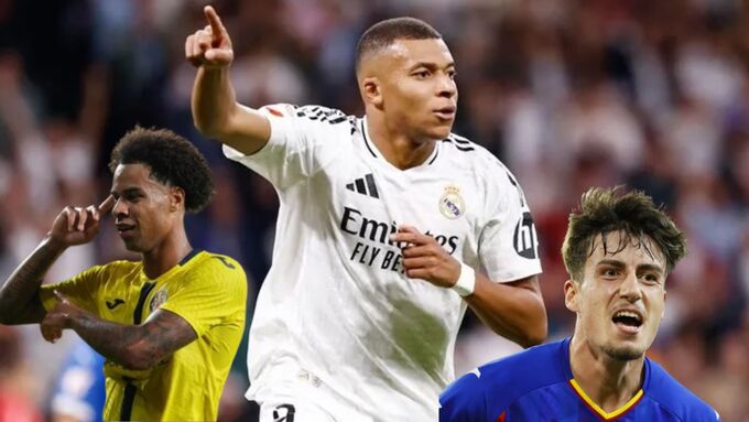 Kylian Mbappe đang đua Pichichi với hai cái tên lạ hoắc Tajon Buchanan và Adrian Liso.