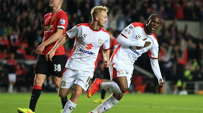 MU nhận thất bại cay đắng trước MK Dons