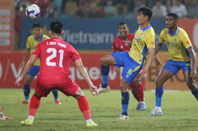 CLB Hà Nội khởi đầu thất vọng ở V.League 2025/26 - Ảnh: Đức Cường 