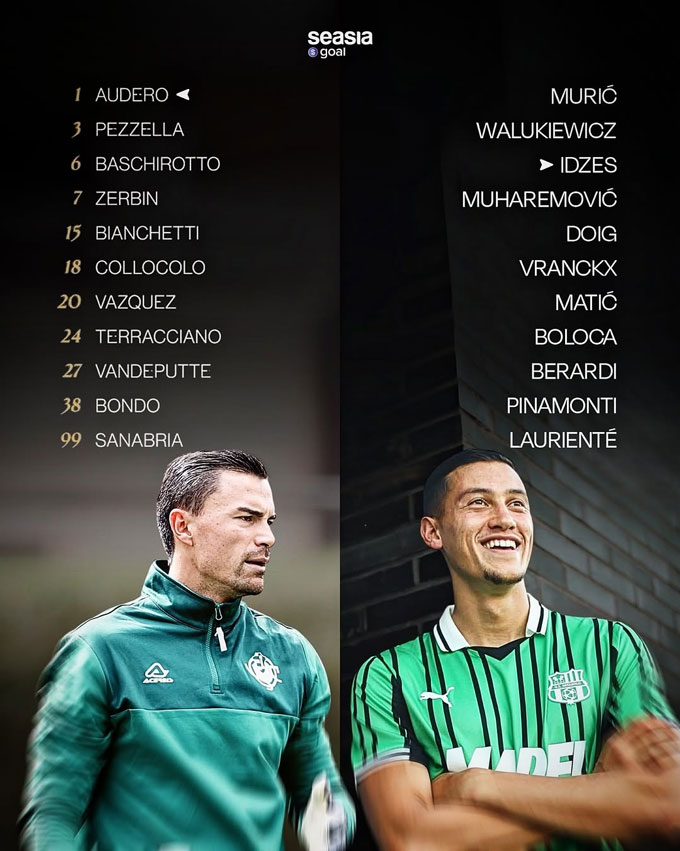 Audero và Idzes đối đầu tại vòng 2 Serie A 2025/26