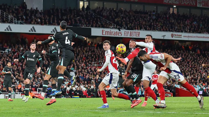 Các tình huống cố định là điểm mạnh của Arsenal nhưng liệu có phải điểm yếu của Liverpool