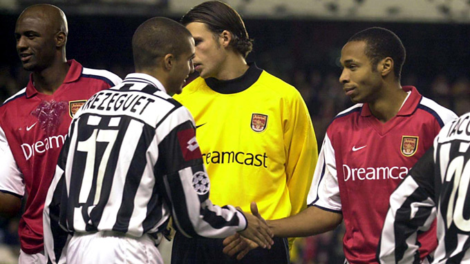 Henry gặp lại CLB cũ Juventus khi khoác áo Arsenal