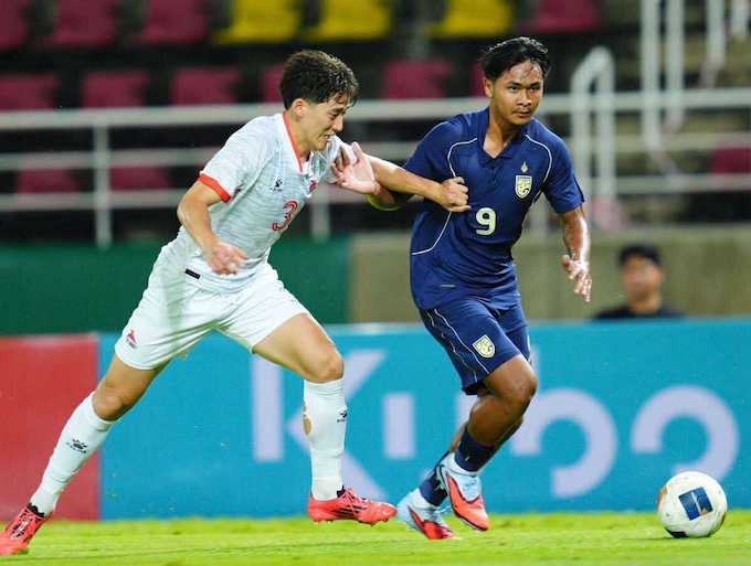U23 Thái Lan hoàn toàn vượt trội so với đối thủ Mông Cổ. Ảnh: FAT