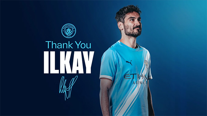 Man City xác nhận chia tay Gundogan