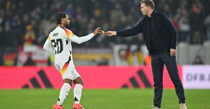 HLV Julian Nagelsmann tin tưởng vào đẳng cấp của Serge Gnabry
