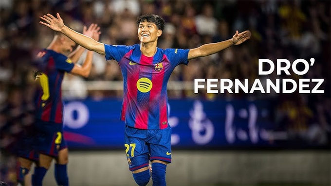 Pedro 'Dro' Fernandez đang có cơ hội lớn để ra mắt đội một Barca