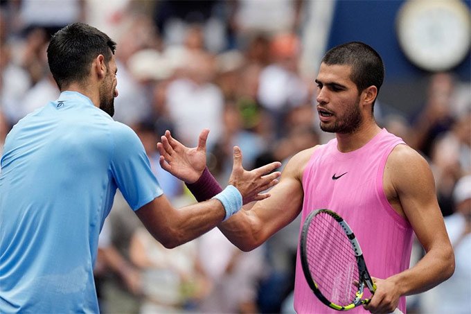 Alcaraz đã đánh bại Djokovic để vào chung kết US Open