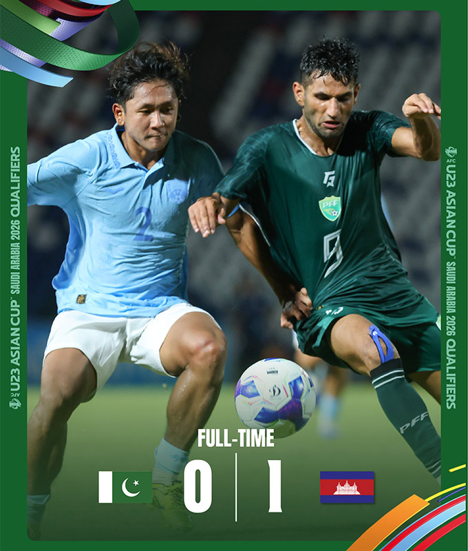 U23 Campuchia tạo thêm bất ngờ bằng chiến thắng 1-0 trước U23 Pakistan 
