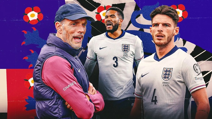 HLV Thomas Tuchel đang đối diện nhiều vấn đề ở ĐT Anh