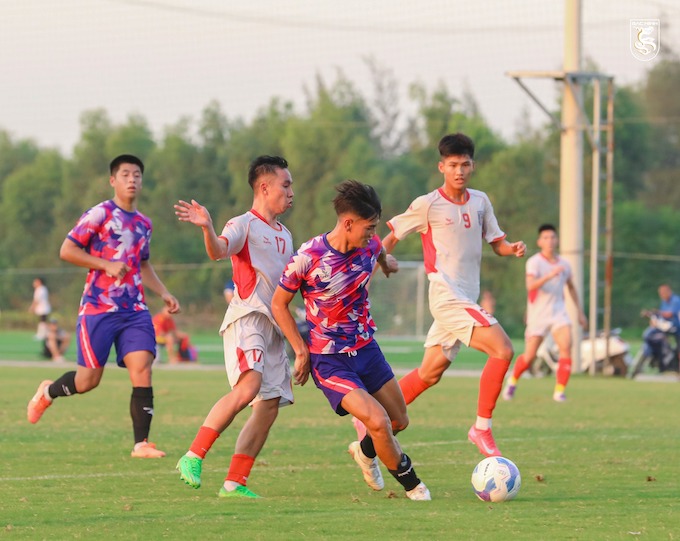 CLB Bắc Ninh và Phú Thọ đá giao hữu chuẩn bị cho vòng loại Cúp QG. Ảnh: CTV 