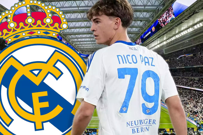 Nico Paz sẽ quay lại Real vào năm 2026