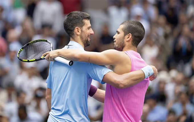 Nole cũng dành hết lời khen cho các hậu bối, trong đó có Alcaraz
