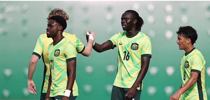 U23 Australia giành vé với vị trí nhất bảng D 