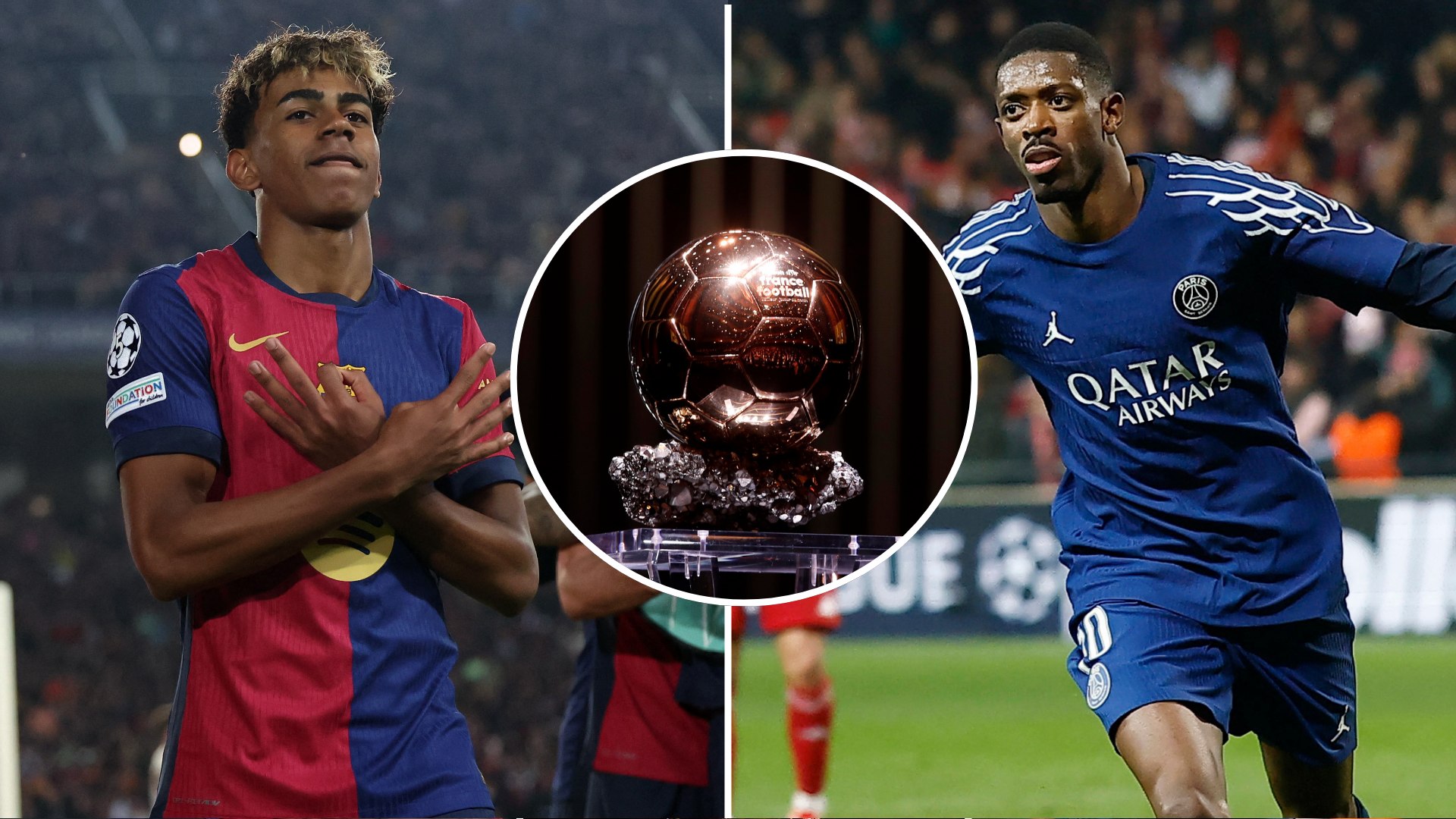 Dembele chính là đối thủ đáng gờm nhất của Yamal trong cuộc đua Quả Bóng Vàng 2025