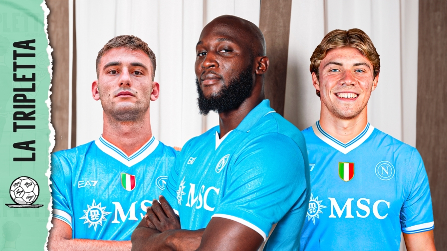 Hojlund (phải) được kỳ vọng lấp khoảng trống của Lukaku (giữa), khi Lucca (trái) đang gây thất vọng