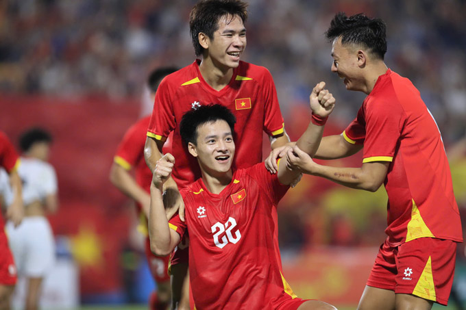U23 Việt Nam đã giành chiến thắng 1-0 trước Yemen trận cuối để giành vé tham dự VCK U23 châu Á 2026. Ảnh: Đức Cường