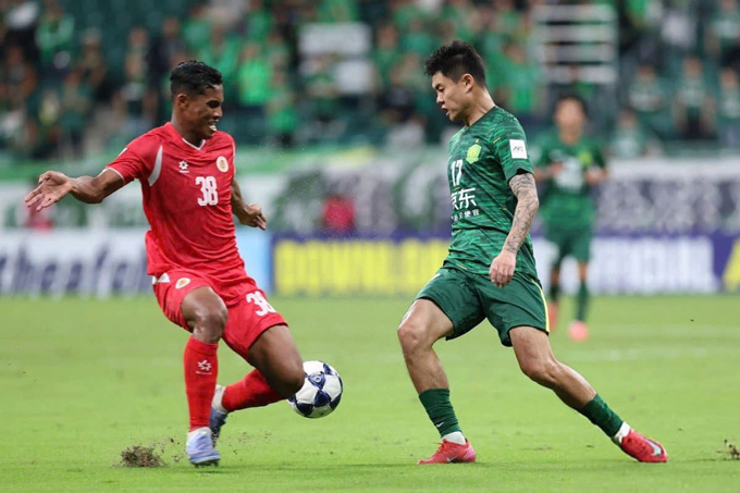 CAHN đã có trận đấu lấn lướt so với Bắc Kinh Quốc An