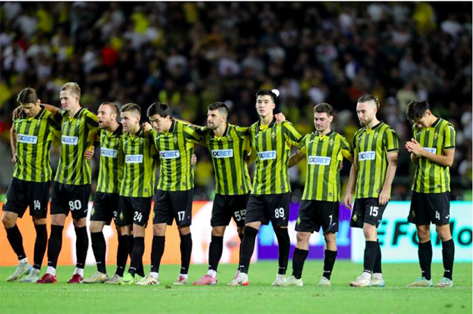 Kairat Almaty đã không thể tạo nên bất ngờ tại Sporting Lisbon 