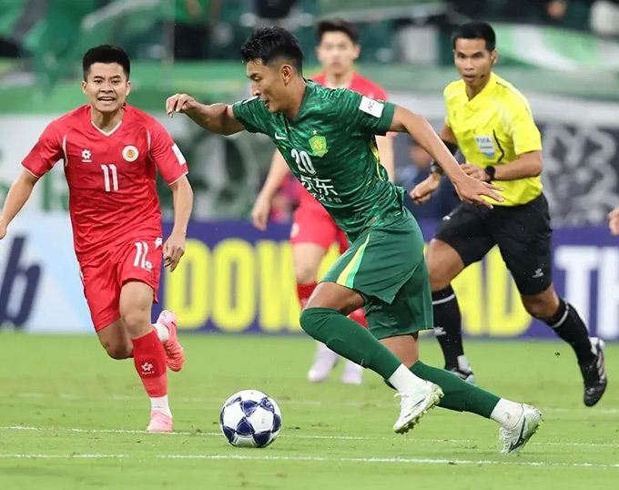 Beijing Guoan hoà thất vọng trước Công an Hà Nội - Ảnh: AFC 
