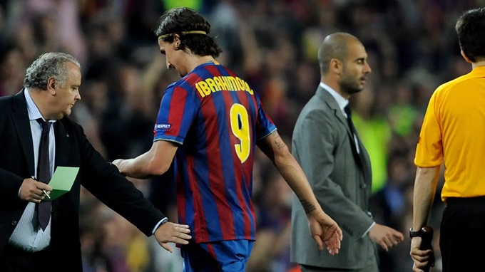 Pep không trọng dụng Ibra