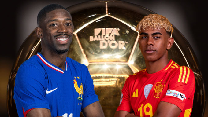Dembele và Yamal là 2 ứng viên giành Quả Bóng Vàng 2025
