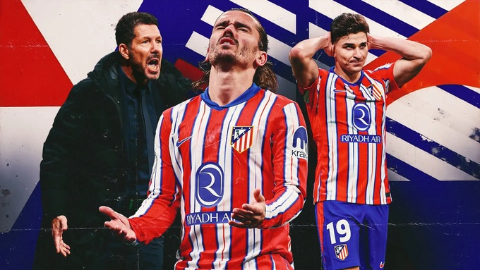 HLV Diego Simeone gần như vẫn sử dụng y nguyên đội hình mùa trước