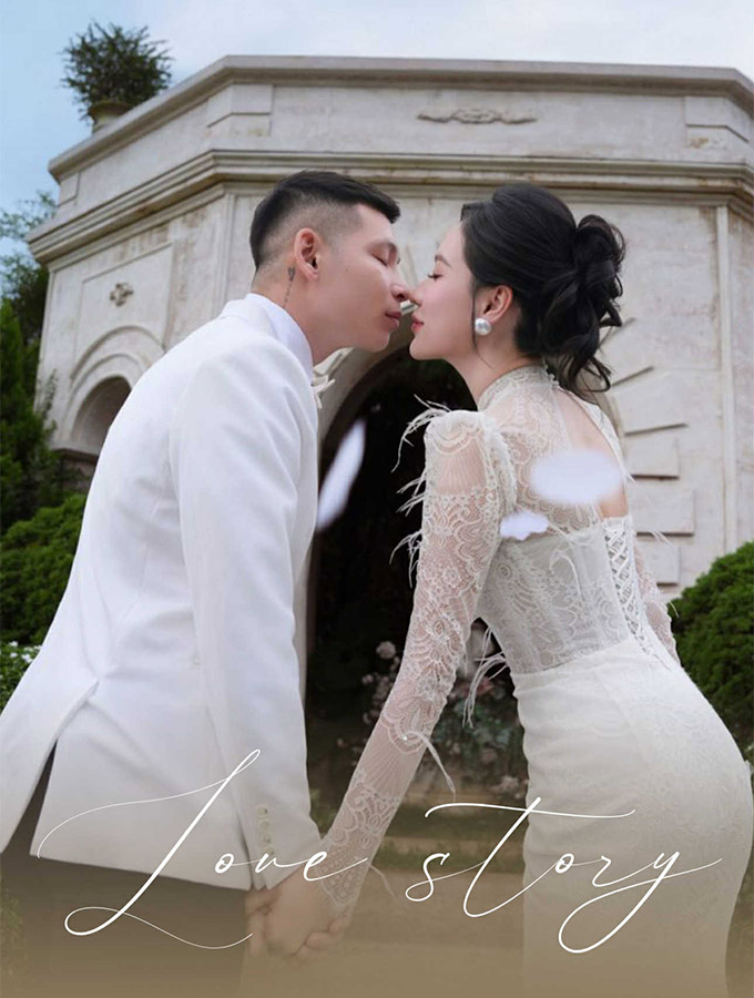 Trung vệ Liễu Quang Vinh và bạn gái Mỹ Linh lên xe hoa sau thời gian ngắn hẹn hò 
