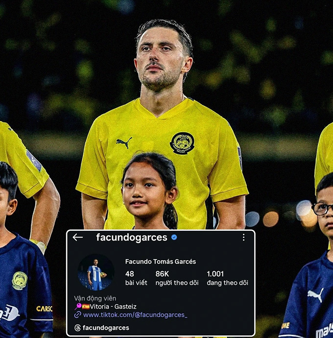 Facundo Garces xoá cờ Malaysia khỏi trang cá nhân trên MXH