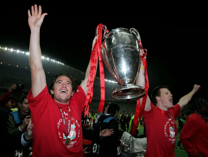 Kewell vô địch Champions League 2005 cùng Liverpool